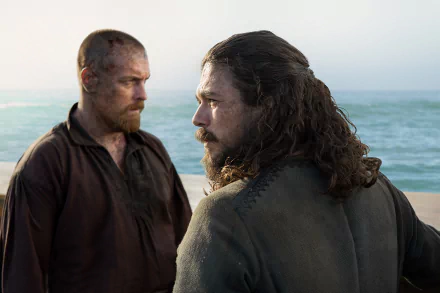 Captain Flint (Black Sails) Toby Stephens John Silver (Black Sails) Luke Arnold TV Show Black Sails HD Desktop Wallpaper | Background Image