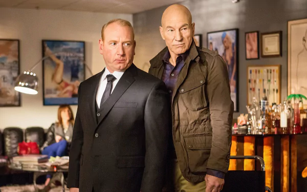 Patrick Stewart TV Show Blunt Talk HD Desktop Wallpaper | Background Image