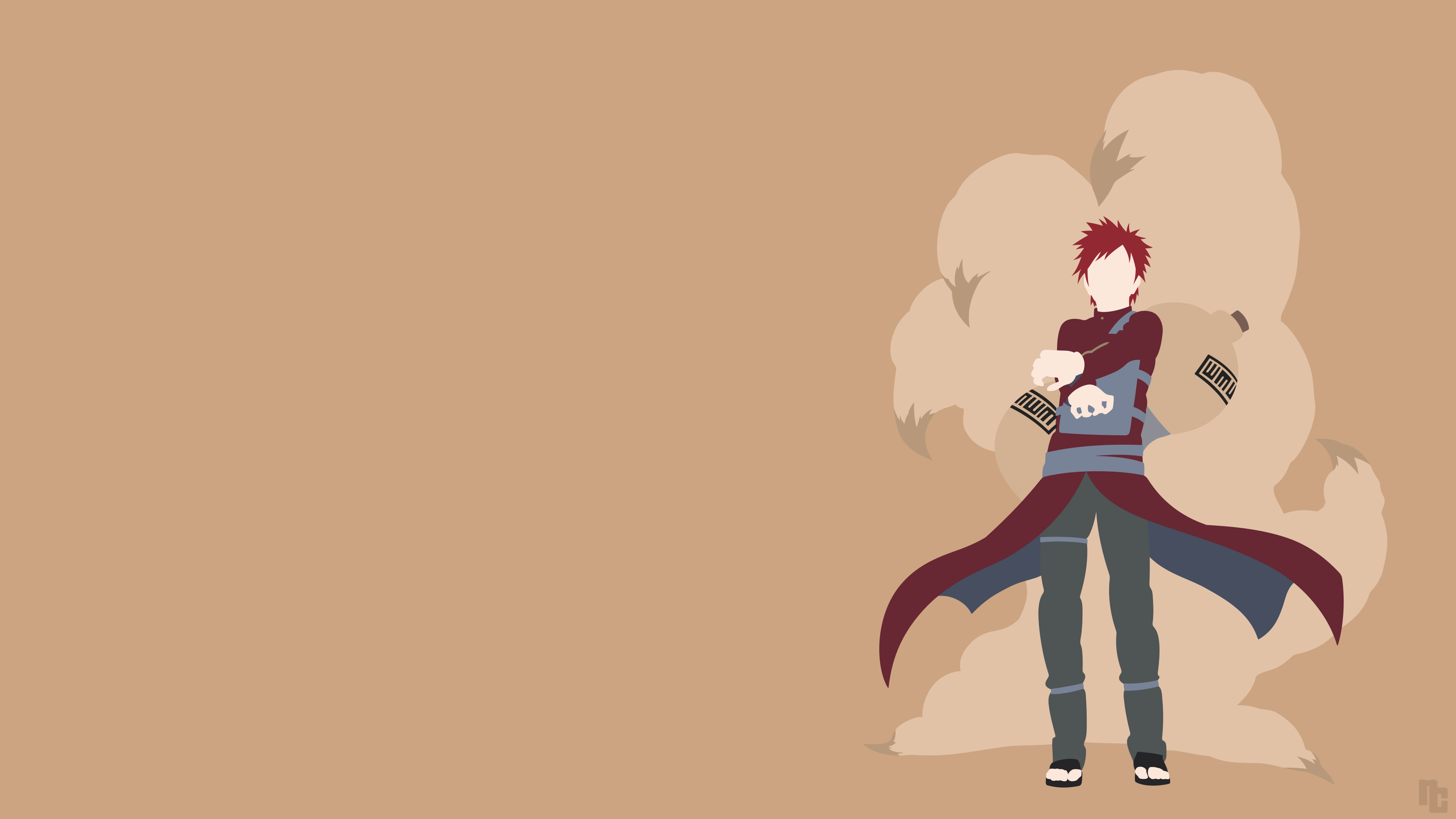 Download Teenage Gaara Art Naruto 4k Pc Wallpaper