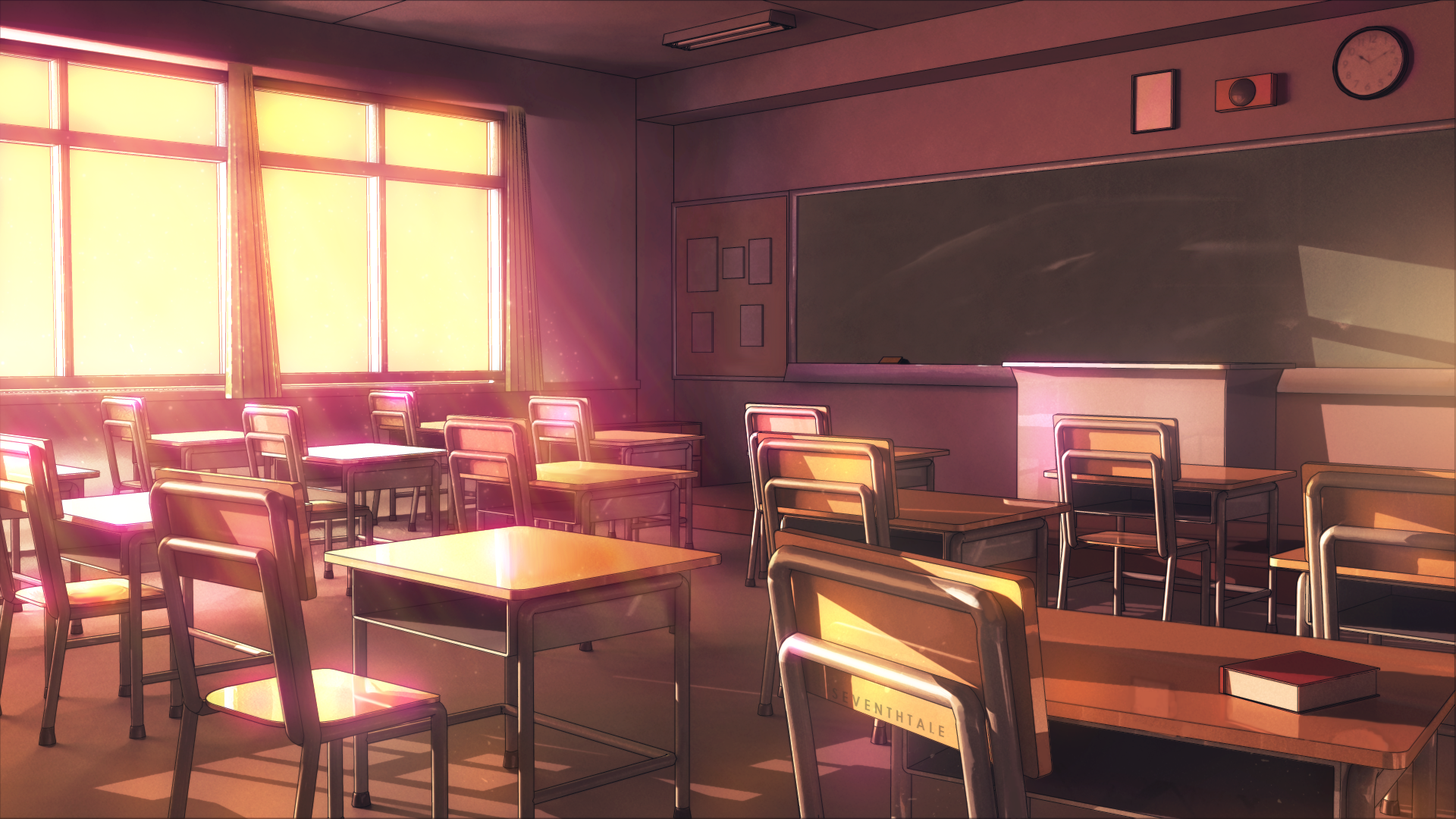 Classroom (Anime Background)  Anime background, Anime wallpaper