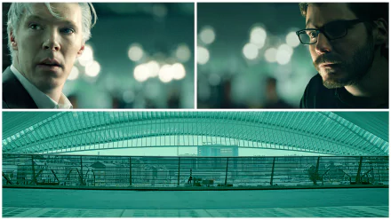 Daniel Brühl Benedict Cumberbatch movie The Fifth Estate HD Desktop Wallpaper | Background Image