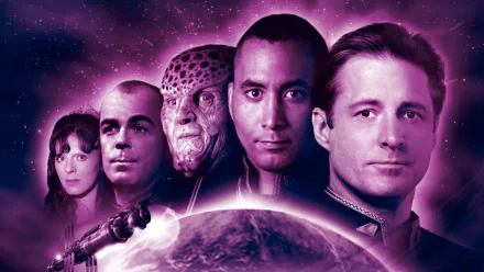 John Sheridan Stephen Franklin Michael Garibaldi Delenn (Babylon 5) G'Kar TV Show Babylon 5 HD Desktop Wallpaper | Background Image