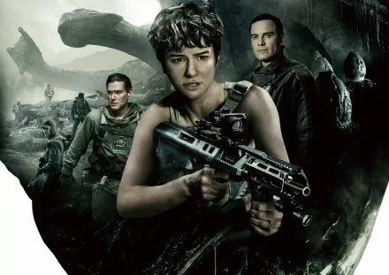 Michael Fassbender Katherine Waterston movie Alien: Covenant HD Desktop Wallpaper | Background Image