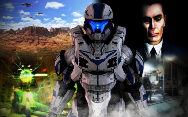 Video Game Crossover Black Mesa Half-Life 2 Halo HD Wallpaper | Background Image