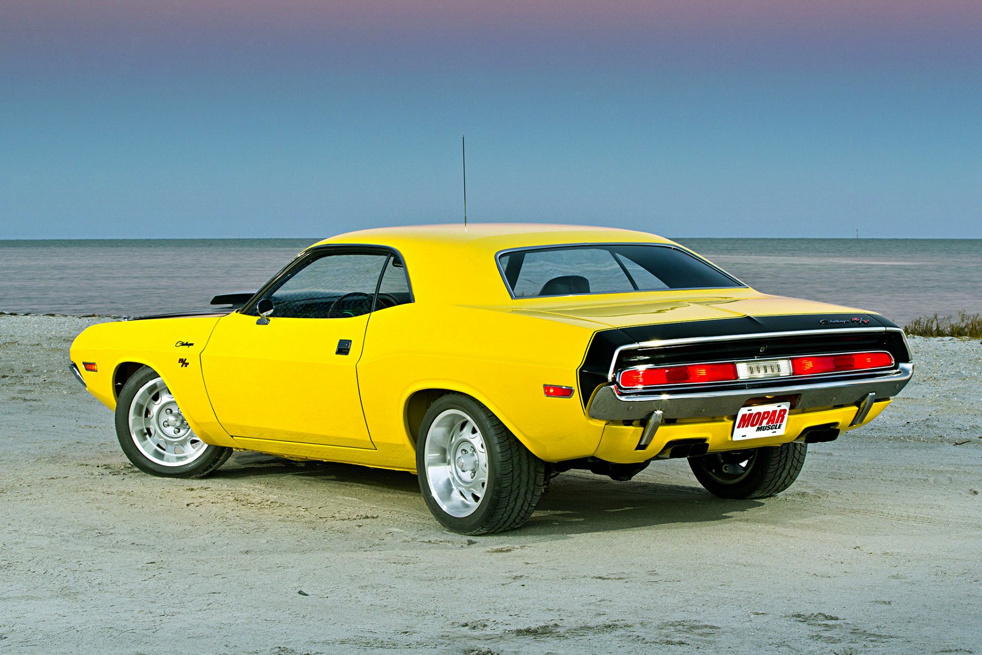 Download Muscle Car Hot Rod Mopar Vehicle Dodge Challenger HD Wallpaper