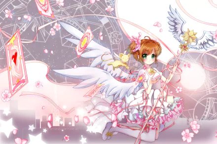 Keroberos (Card Captor Sakura) Sakura Kinomoto Anime Cardcaptor Sakura HD Desktop Wallpaper | Background Image