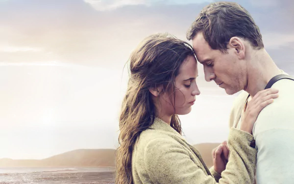 Alicia Vikander Michael Fassbender movie The Light Between Oceans HD Desktop Wallpaper | Background Image