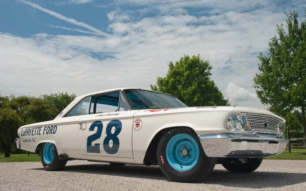 NASCAR Ford Galaxie 500 XL 427 Lightweight vehicle ford galaxie 500 HD Desktop Wallpaper | Background Image