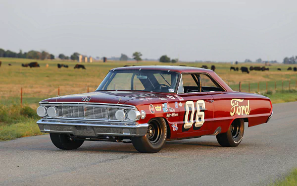 NASCAR Ford Galaxie 500 Club Victoria vehicle ford galaxie 500 HD Desktop Wallpaper | Background Image