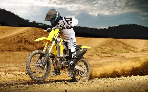 vehicle Suzuki RM-Z450 HD Desktop Wallpaper | Background Image