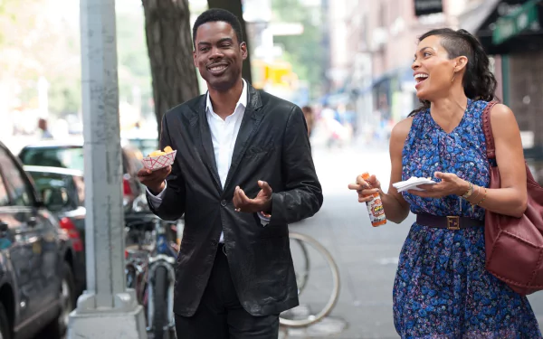 Rosario Dawson Chris Rock movie Top Five HD Desktop Wallpaper | Background Image