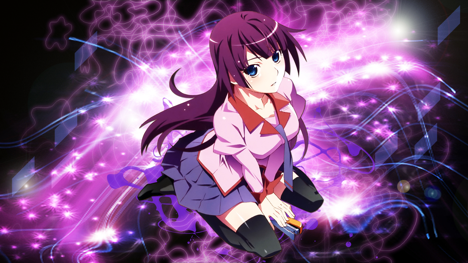 Download Hitagi Senjōgahara Anime Monogatari (Series) Wallpaper