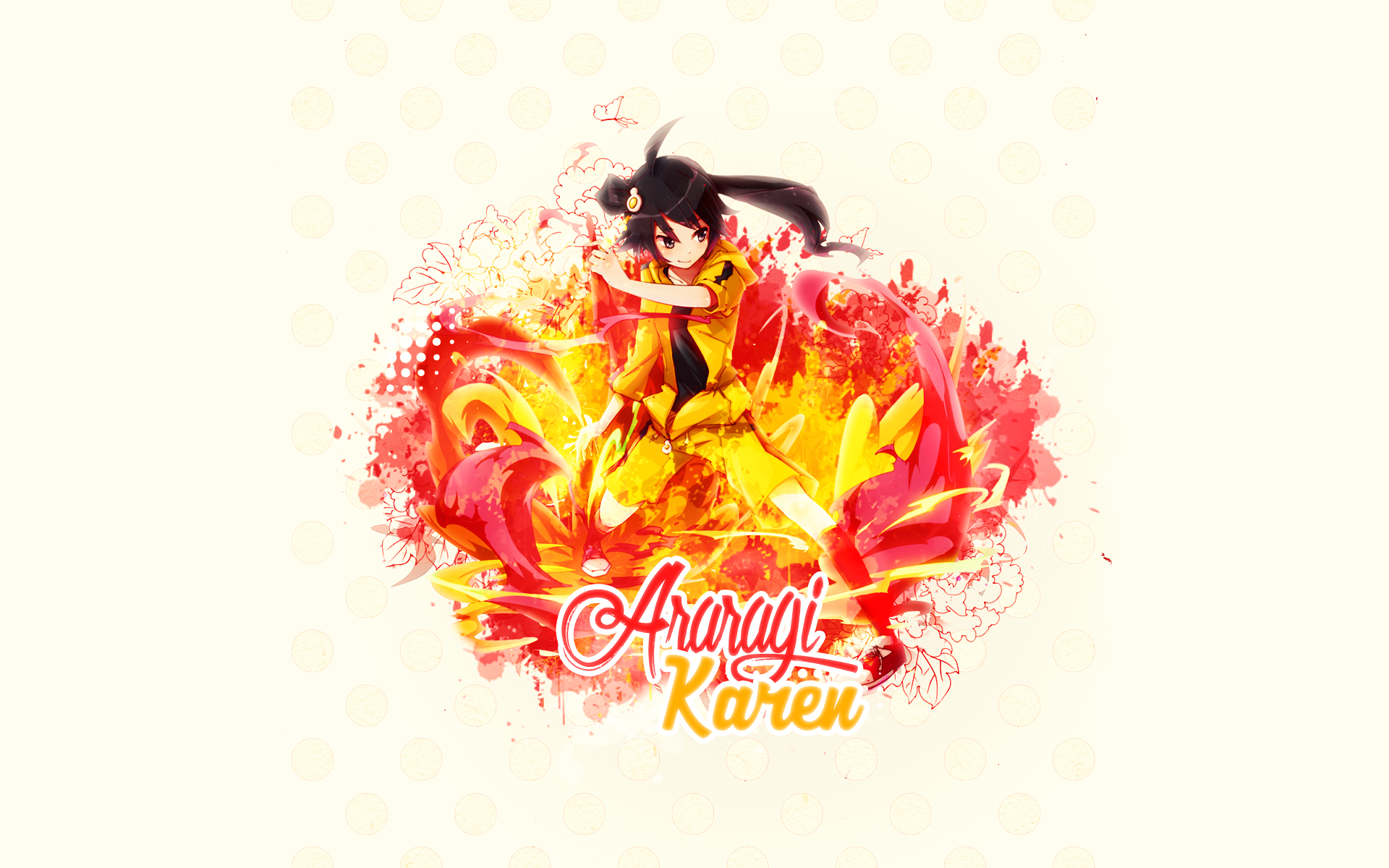 Download Karen Araragi Anime Monogatari (Series) HD Wallpaper
