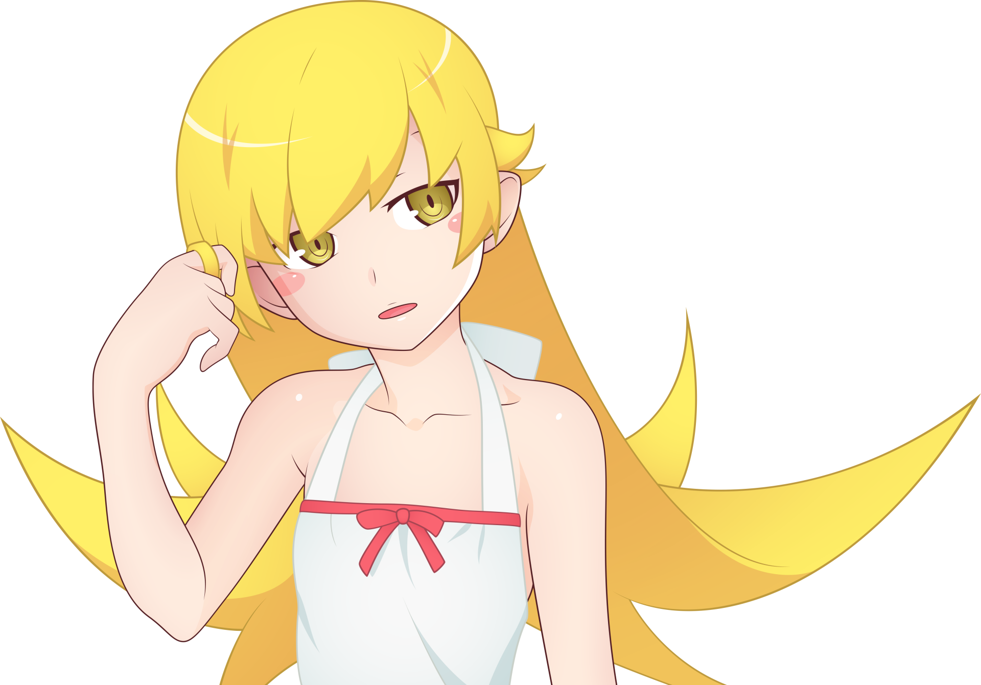 Download Shinobu Oshino Anime Monogatari (Series) 4k Ultra HD Wallpaper