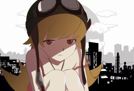 Shinobu Oshino Anime Monogatari (Series) HD Desktop Wallpaper | Background Image