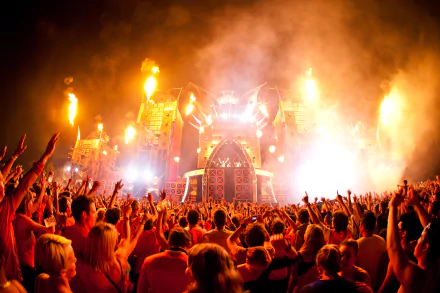 Defqon.1 Festival Q-Dance music concert HD Desktop Wallpaper | Background Image