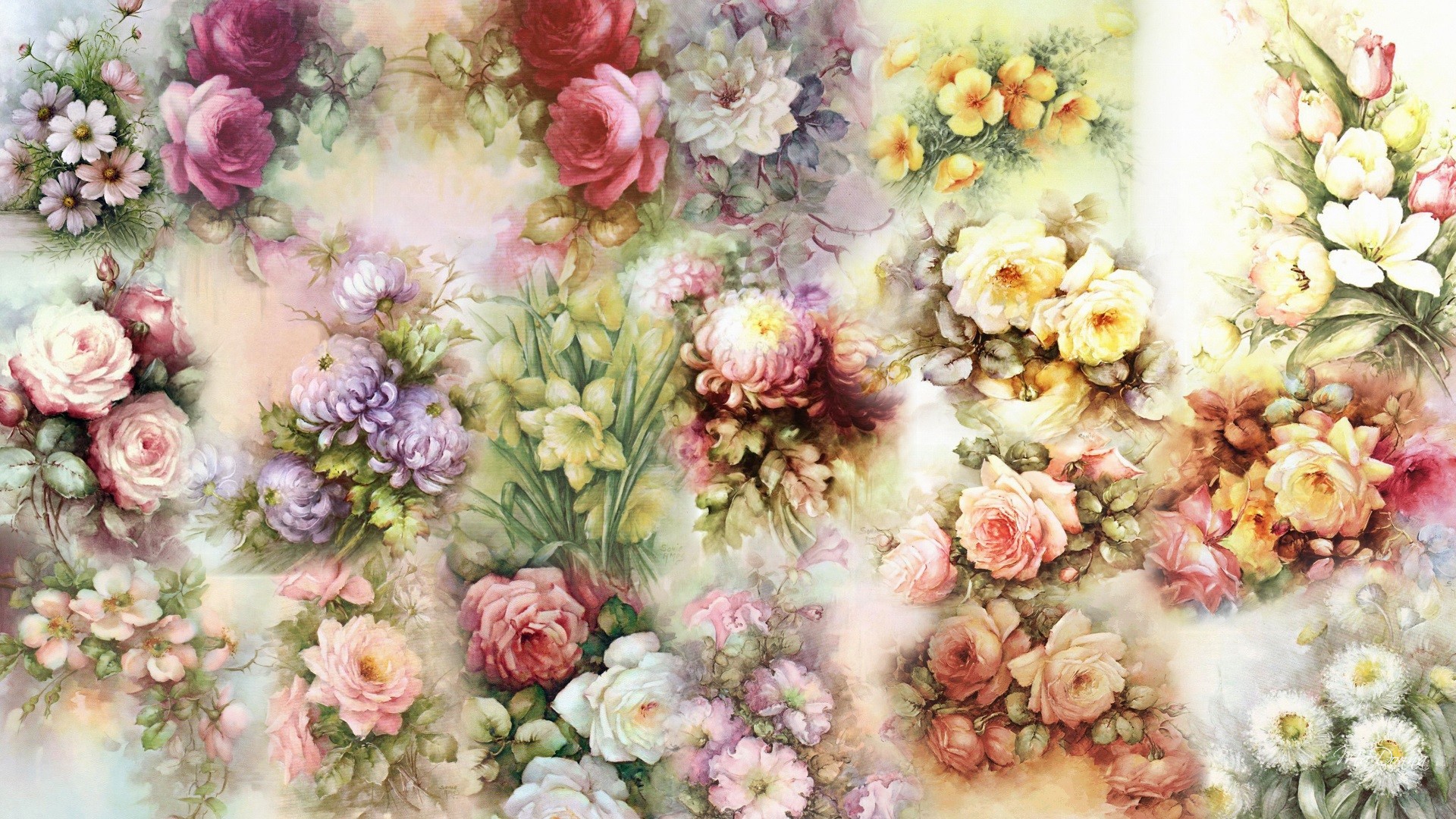 Flower Collage by MaDonna
