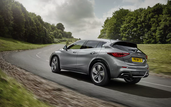 silver car car Infiniti vehicle Infiniti Q30 HD Desktop Wallpaper | Background Image