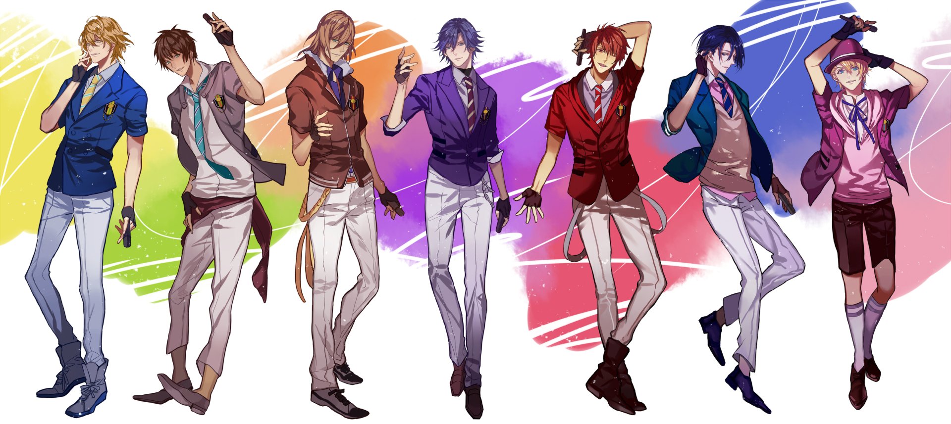 Download Shinomiya Natsuki Kurusu Syo Jinguji Ren Ittoki Otoya Ichinose Tokiya Hijirikawa Masato Aijima Cecil Anime Uta No Prince-sama HD Wallpaper by hz