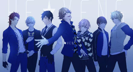 Hyuga Ryuya Kiryuin Van Otori Eiji Sumeragi Kira Eiichi Ōtori Mikado Nagi Amakusa Shion Anime Uta no Prince-sama HD Desktop Wallpaper | Background Image