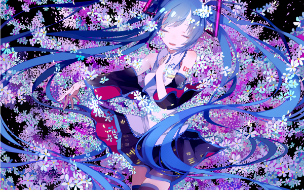 Anime Vocaloid Hatsune Miku HD Wallpaper | Background Image