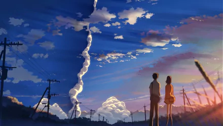 Anime 5 Centimeters per Second HD Desktop Wallpaper | Background Image