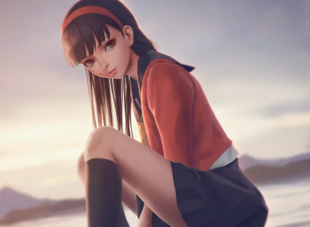 Yukiko Amagi video game Persona 4 HD Desktop Wallpaper | Background Image