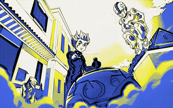 Sheer Heart Attack (Jojo's Bizarre Adventure) Echoes (Jojo's Bizarre Adventure) Koichi Hirose Josuke Higashikata Anime Jojo's Bizarre Adventure HD Desktop Wallpaper | Background Image