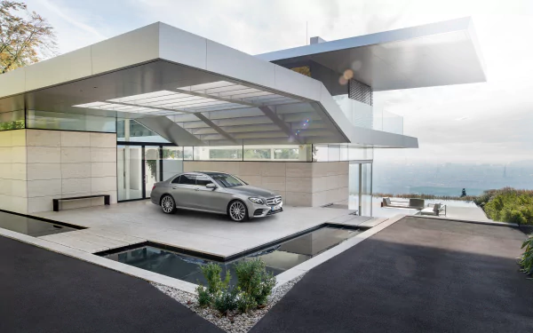 silver car car Mercedes-Benz vehicle Mercedes-Benz E-Class HD Desktop Wallpaper | Background Image