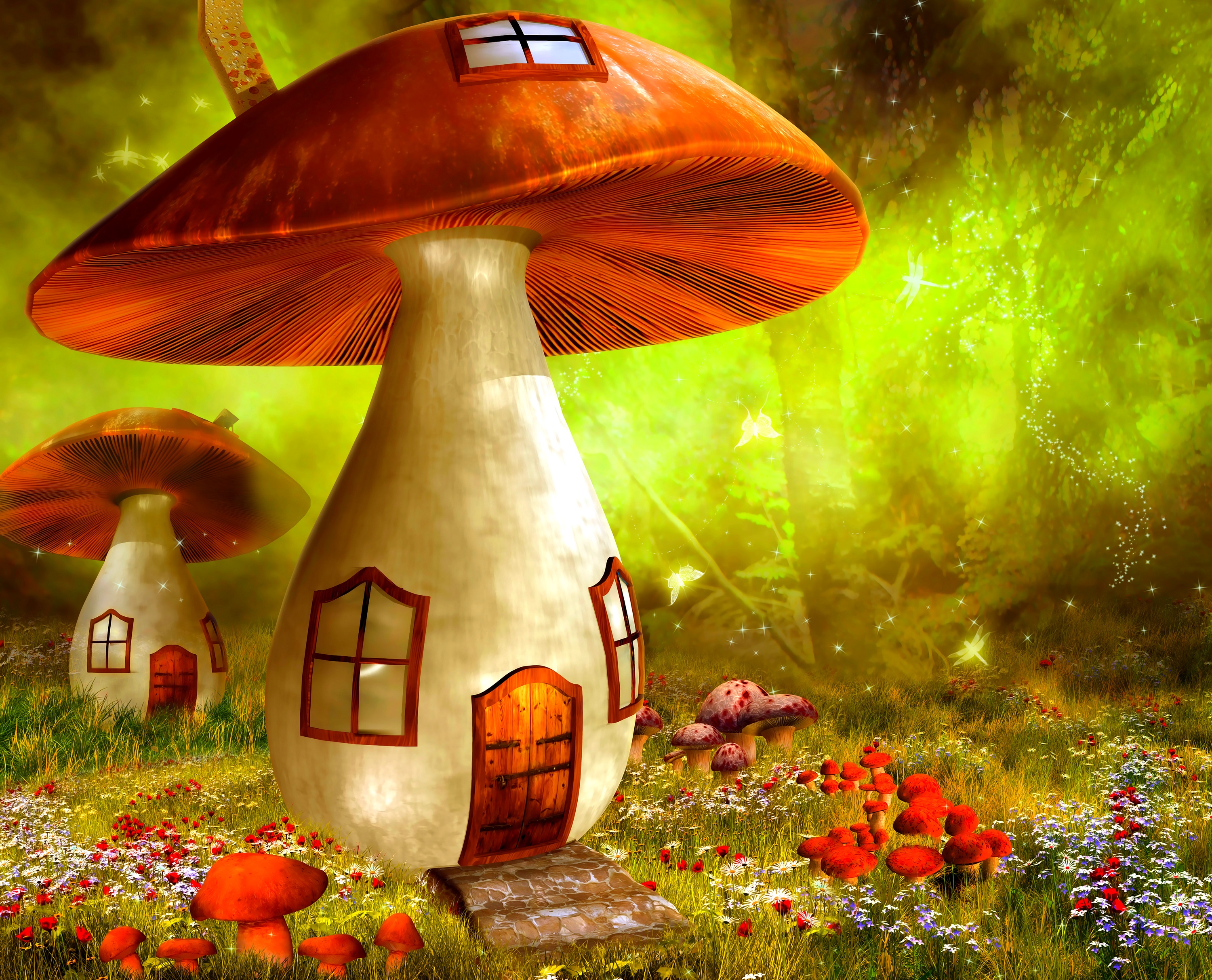 Fantasy House HD Wallpaper | Background Image