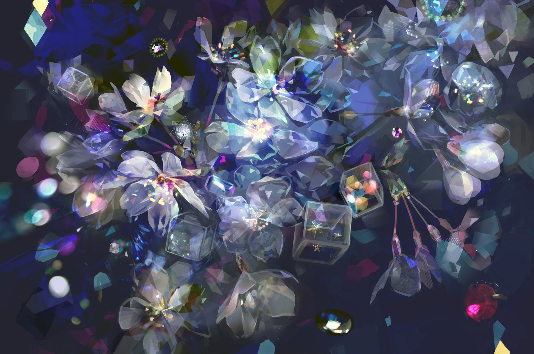 Download Artistic Flower Wallpaper by Saiga Tokihito