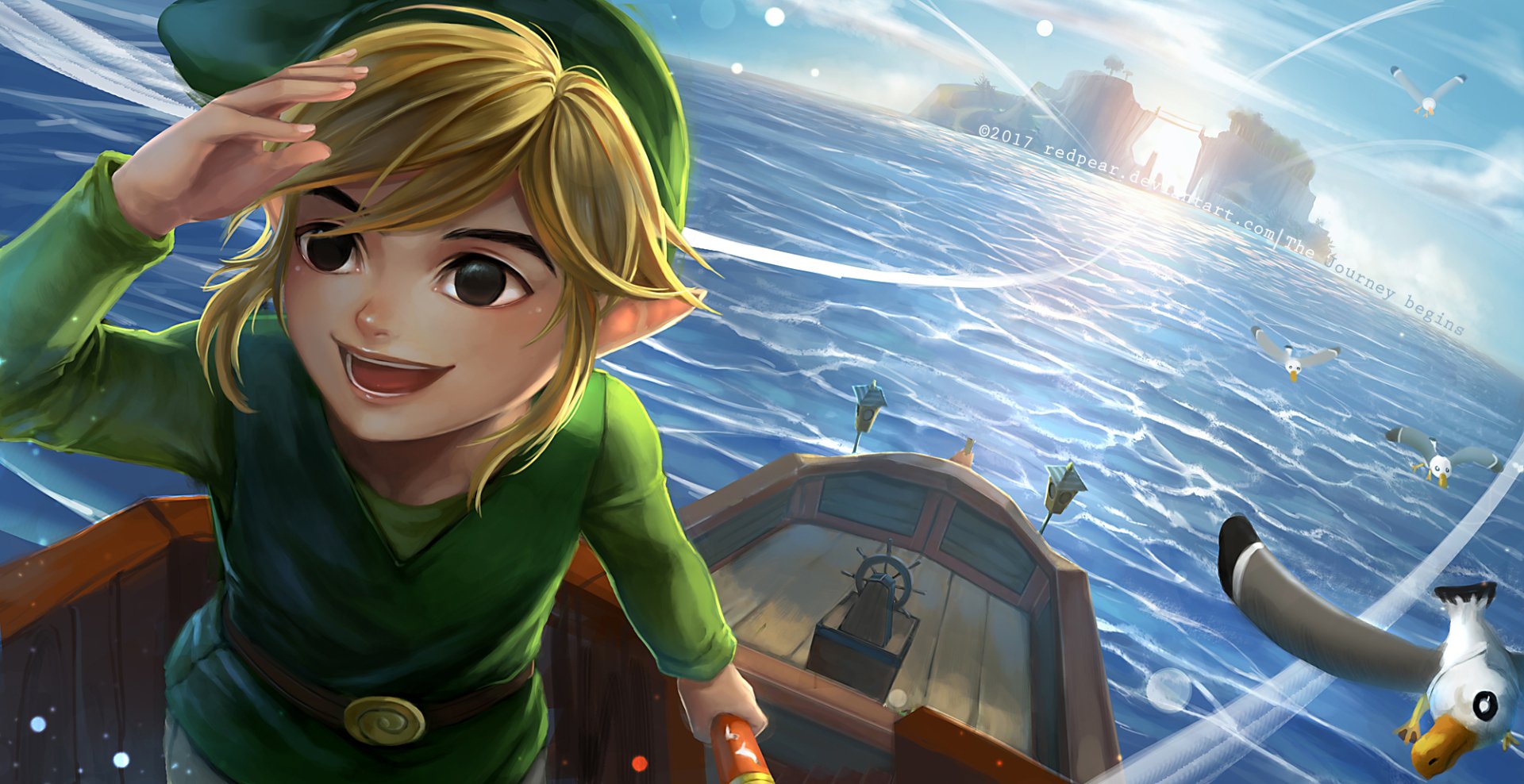 Download Boat Link Video Game The Legend Of Zelda: The Wind Waker