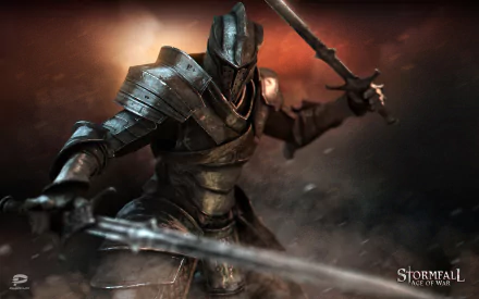 armor sword knight warrior video game Stormfall: Age of War HD Desktop Wallpaper | Background Image