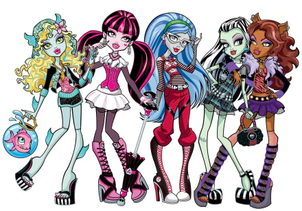 emo gothic fantasy Mattel doll TV Show Monster High HD Desktop Wallpaper | Background Image
