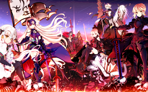 Anime Fate/Grand Order Fate Series Saber Berserker Heroine X Saber Alter Jeanne d'Arc Alter HD Wallpaper | Background Image