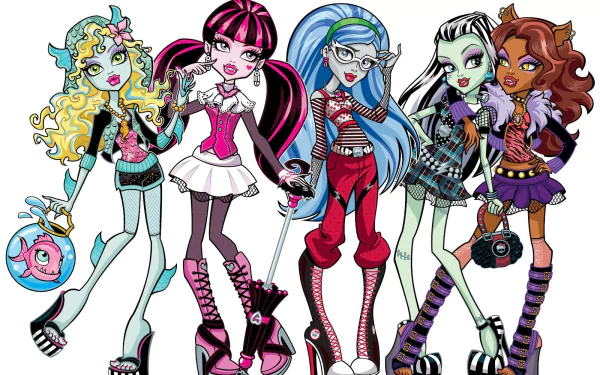 emo gothic fantasy Mattel doll TV Show Monster High HD Desktop Wallpaper | Background Image