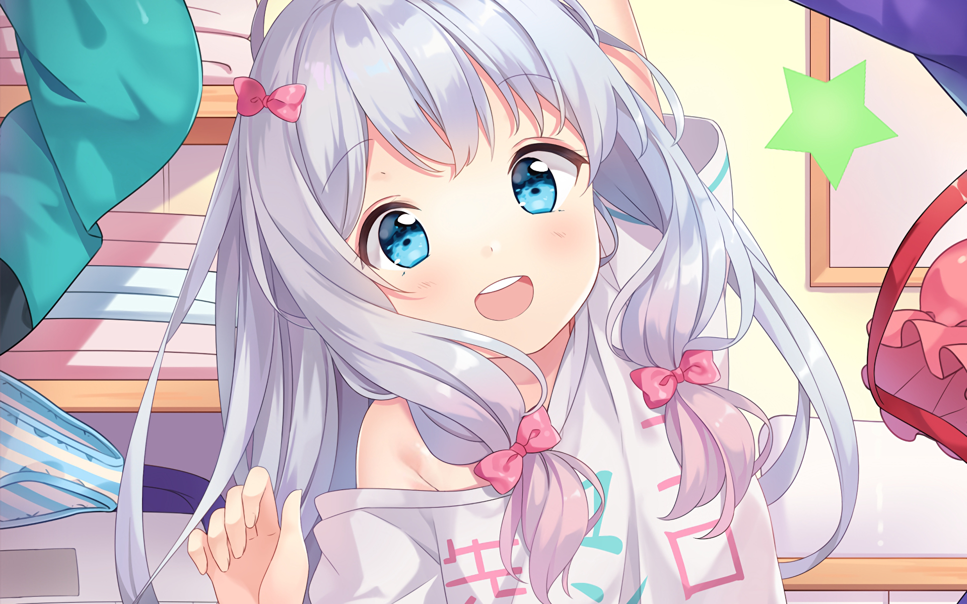 Sagiri Izumi 高清壁纸 桌面背景 19x10