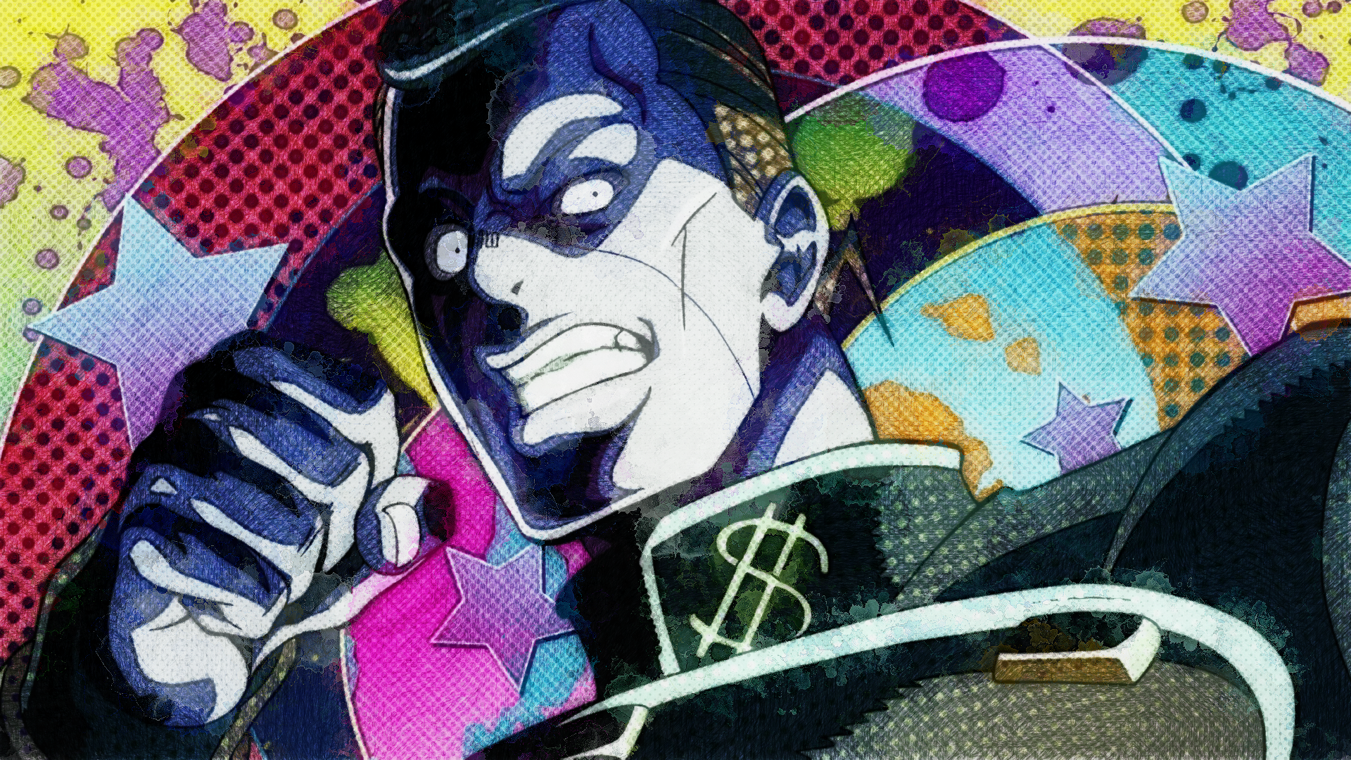 Download Okuyasu Nijimura Anime Jojo's Bizarre Adventure HD Wallpaper by Terumi Nishii