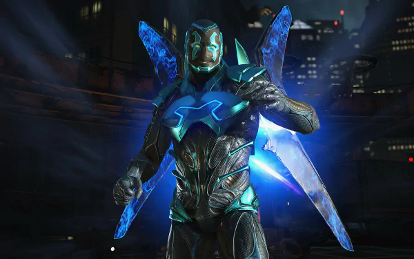 Jaime Reyes Blue Beetle (DC Comics) video game Injustice 2 HD Desktop Wallpaper | Background Image