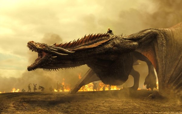 TV Show Game Of Thrones Emilia Clarke Daenerys Targaryen Dragon Drogon HD Wallpaper | Background Image