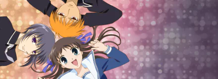 Yuki Sohma Kyo Sohma Tohru Honda Anime Fruits Basket HD Desktop Wallpaper | Background Image