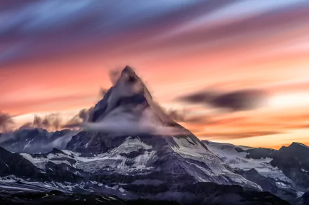 cliff cloud sky peak mountain nature matterhorn HD Desktop Wallpaper | Background Image