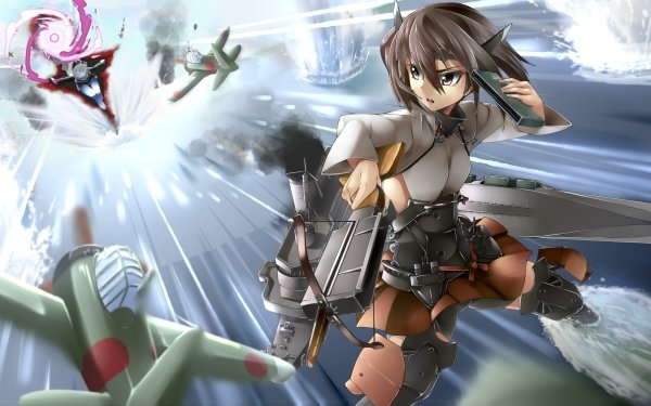 Anime Kantai Collection Taihou Re-Class Battleship Re-Class HD Wallpaper | Background Image