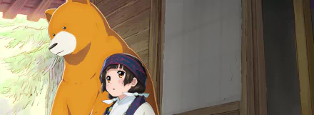 Natsu Kumai Machi Amayadori Anime Kuma Miko: Girl Meets Bear HD Desktop Wallpaper | Background Image