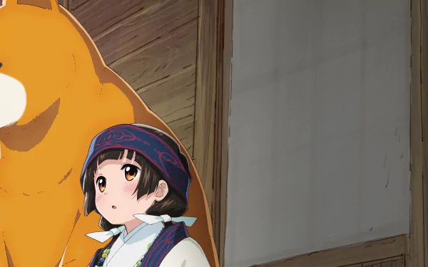 Natsu Kumai Machi Amayadori Anime Kuma Miko: Girl Meets Bear HD Desktop Wallpaper | Background Image