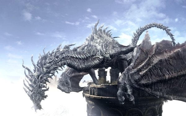 Video Game Dark Souls III Dark Souls Dragon HD Wallpaper | Background Image