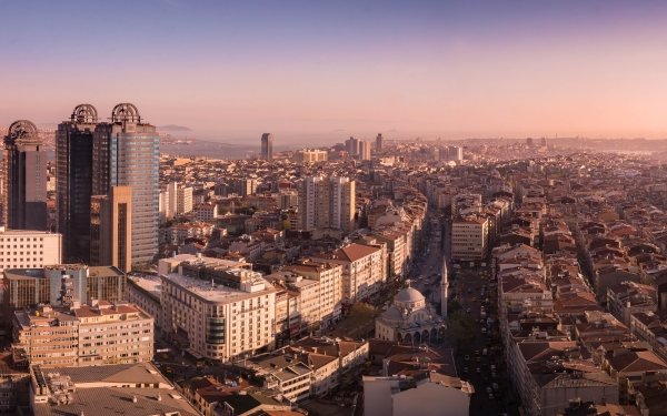 Man Made Istanbul Cities Turkey City Building Skyscraper Architecture HD Wallpaper | Background Image