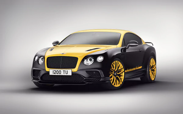 grand tourer black car car Bentley Continental Bentley vehicle Bentley Continental GT HD Desktop Wallpaper | Background Image