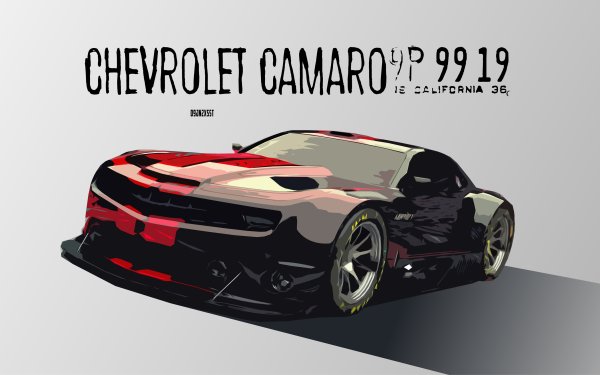 Vehicles Chevrolet Camaro Chevrolet Car Muscle Car Sport Car Vector HD Wallpaper | Background Image