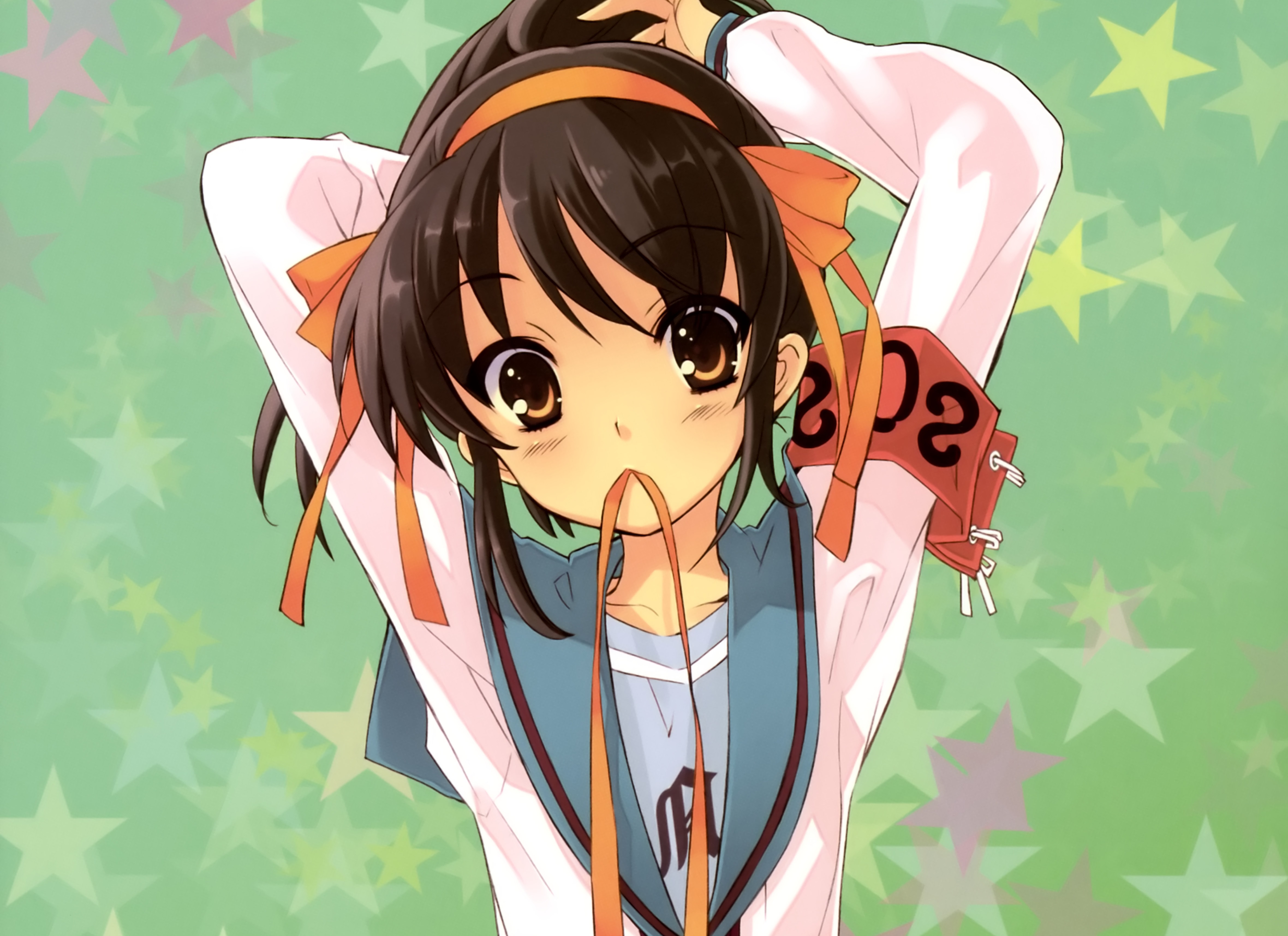 Anime The Melancholy Of Haruhi Suzumiya 4k Ultra HD Wallpaper by Ito Noizi